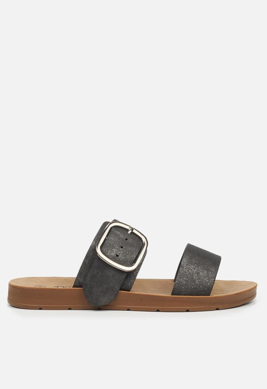Butterfly Feet - Zina 4 slide - black
