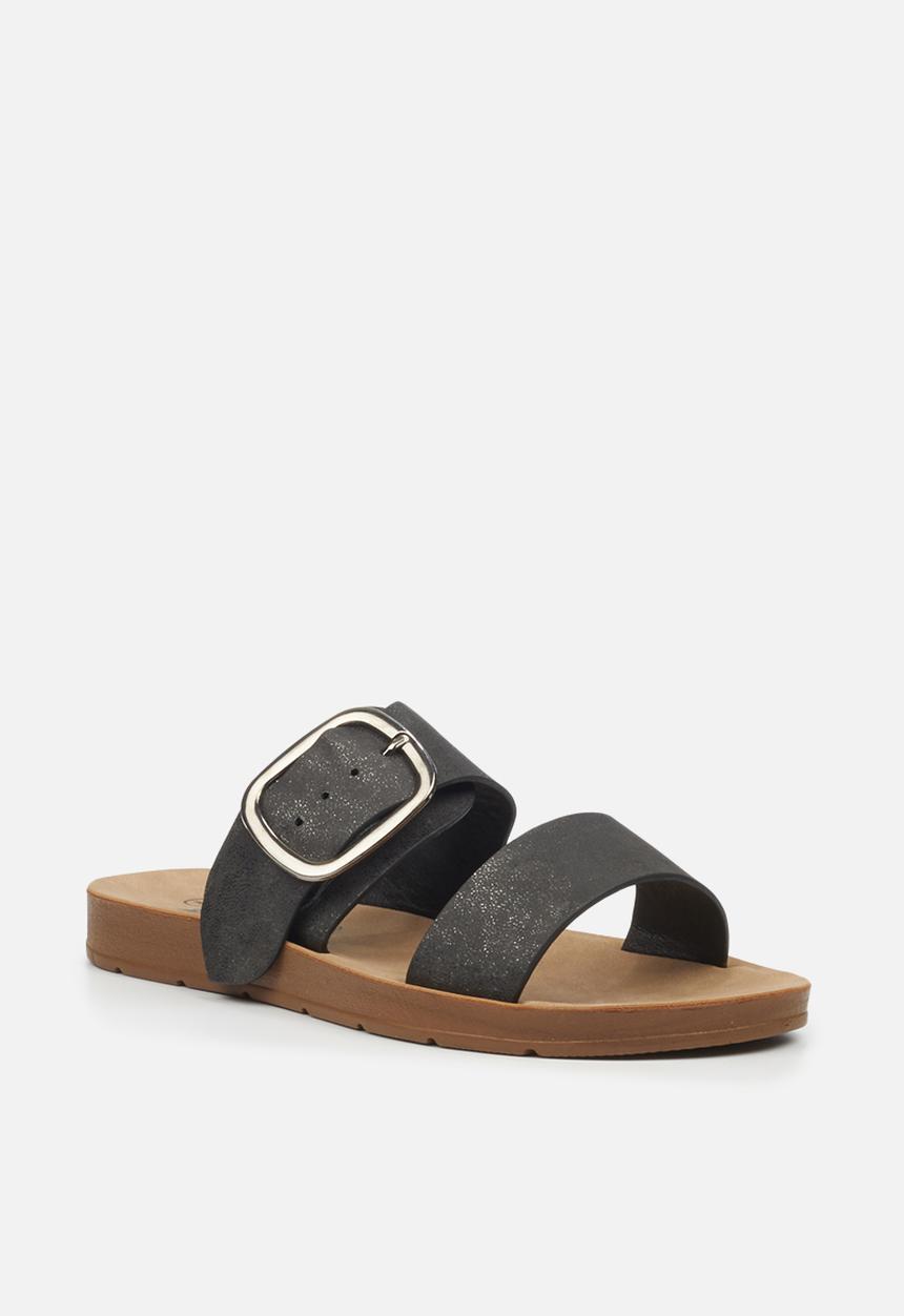 Butterfly Feet - Zina 4 slide - black