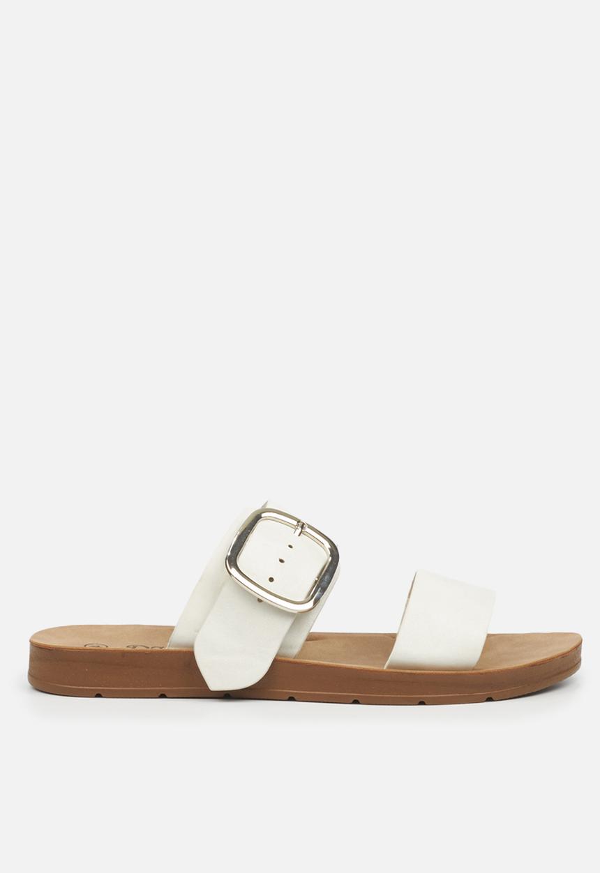 Butterfly Feet - Zina 4 slide - white