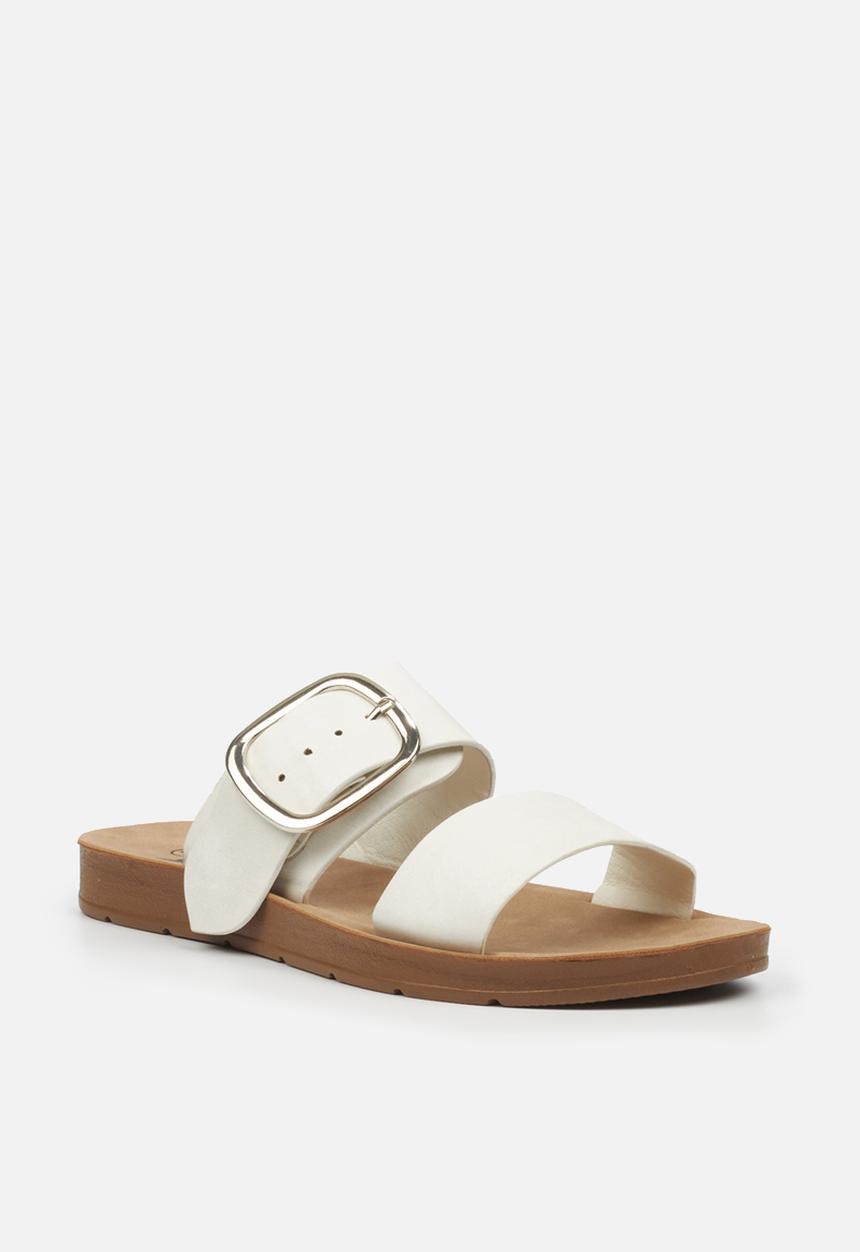 Butterfly Feet - Zina 4 slide - white