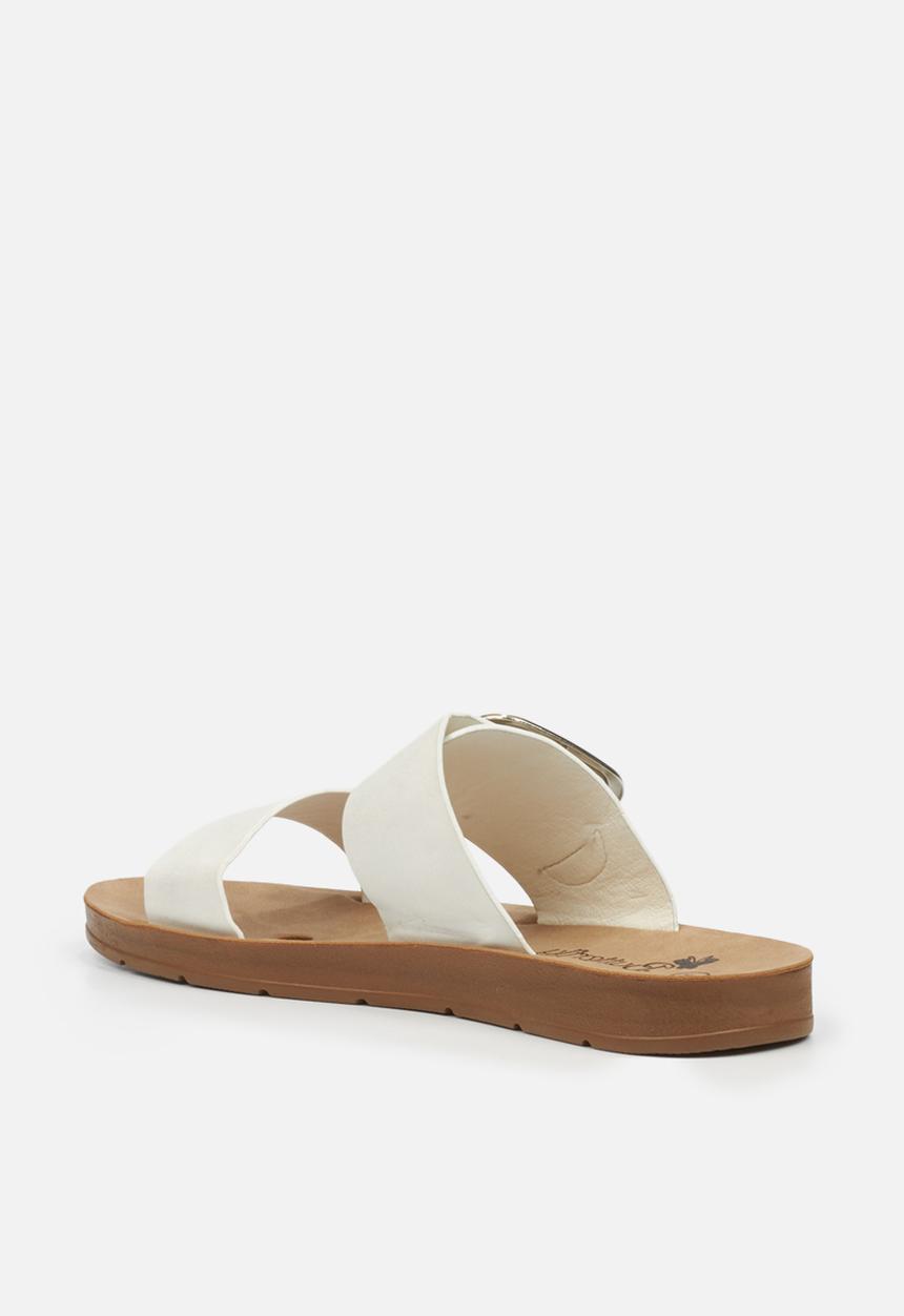 Butterfly Feet - Zina 4 slide - white