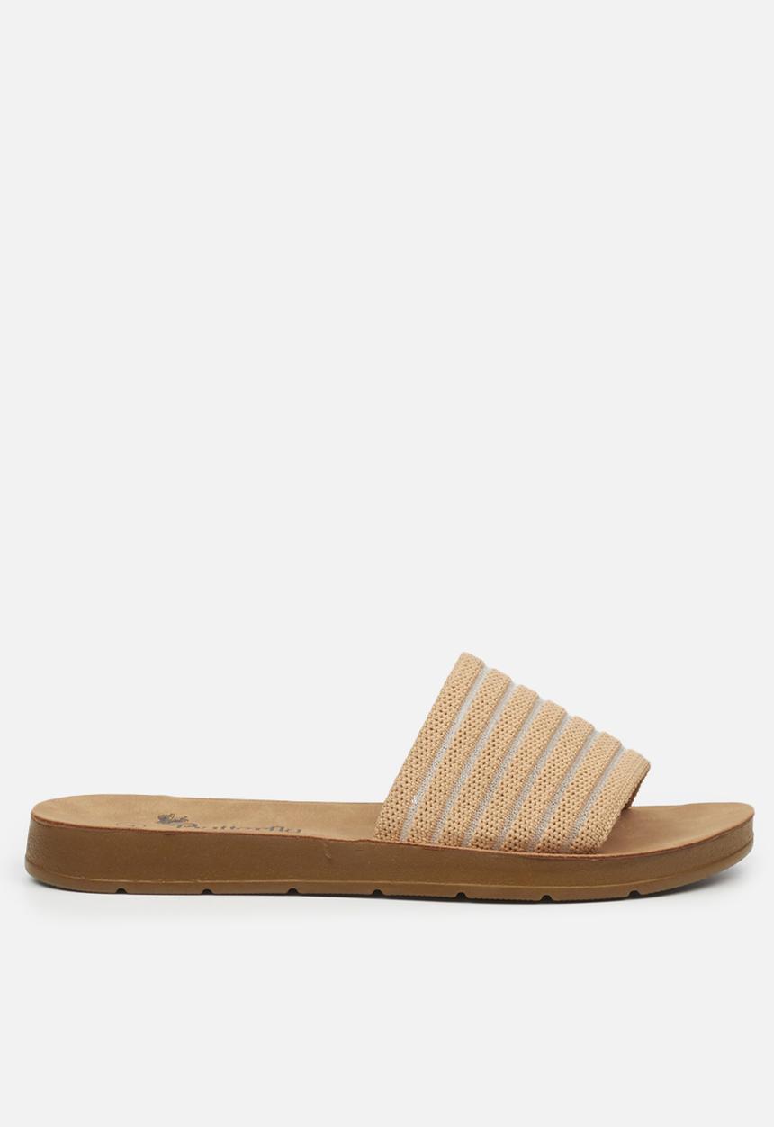 Butterfly Feet - Zina 5 slide - beige