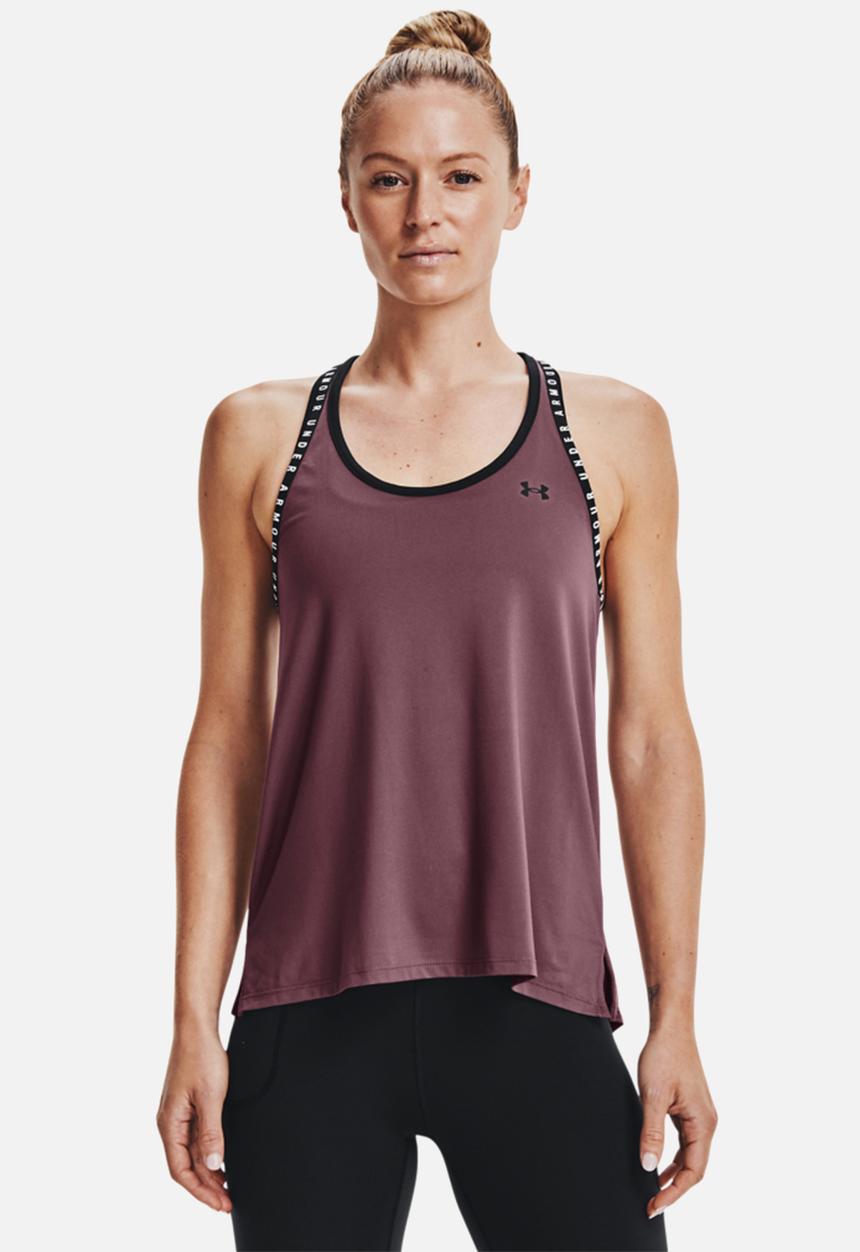 Under Armour - Knockout tank - ash plum/black
