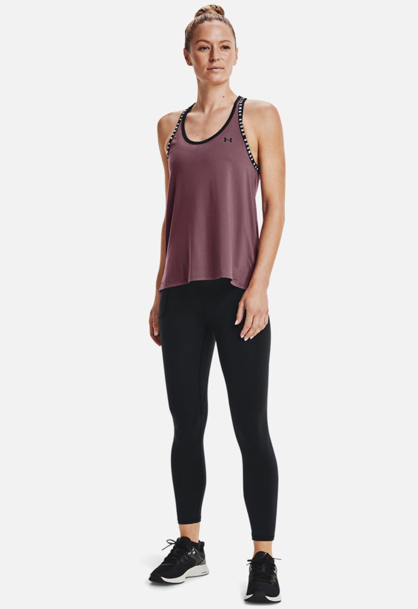 Under Armour - Knockout tank - ash plum/black