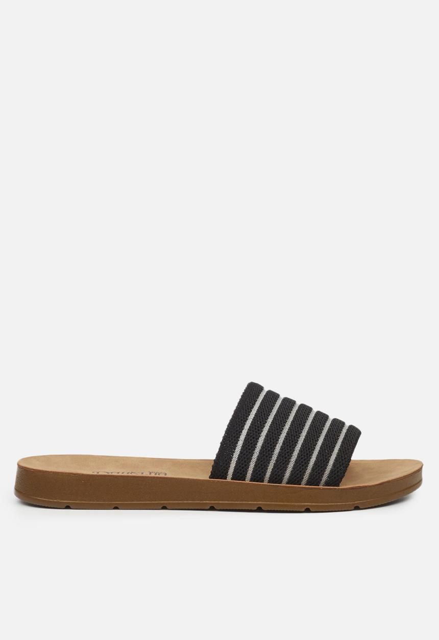 Butterfly Feet - Zina 5 slide - black