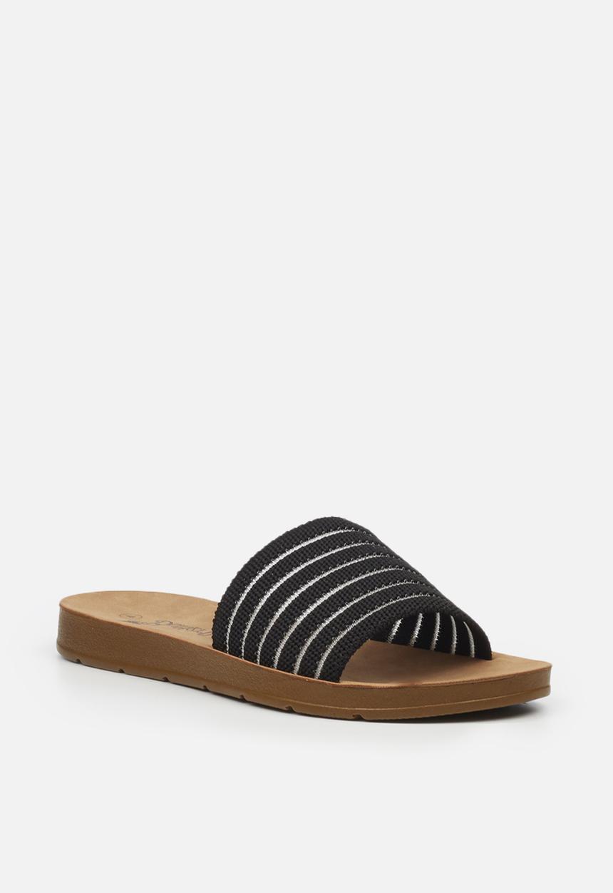 Butterfly Feet - Zina 5 slide - black