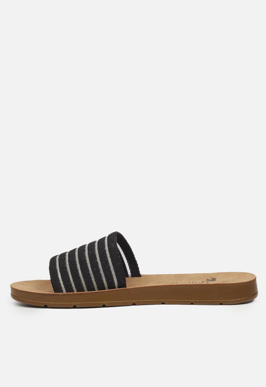 Butterfly Feet - Zina 5 slide - black