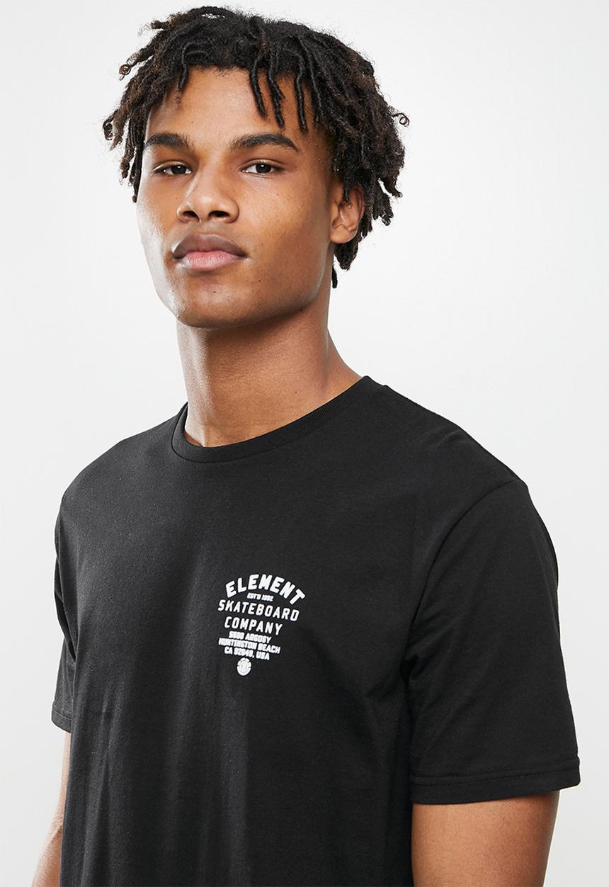 Element - Address short sleeve tee - black