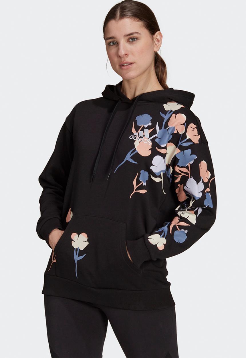 adidas Performance - Gfx perfomance hoodie - black