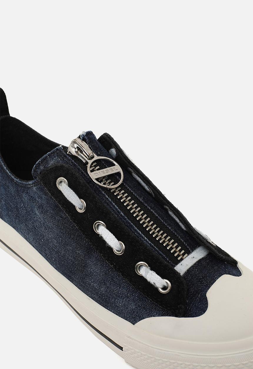 Diesel  - S-astico lzip w - t6067 - denim