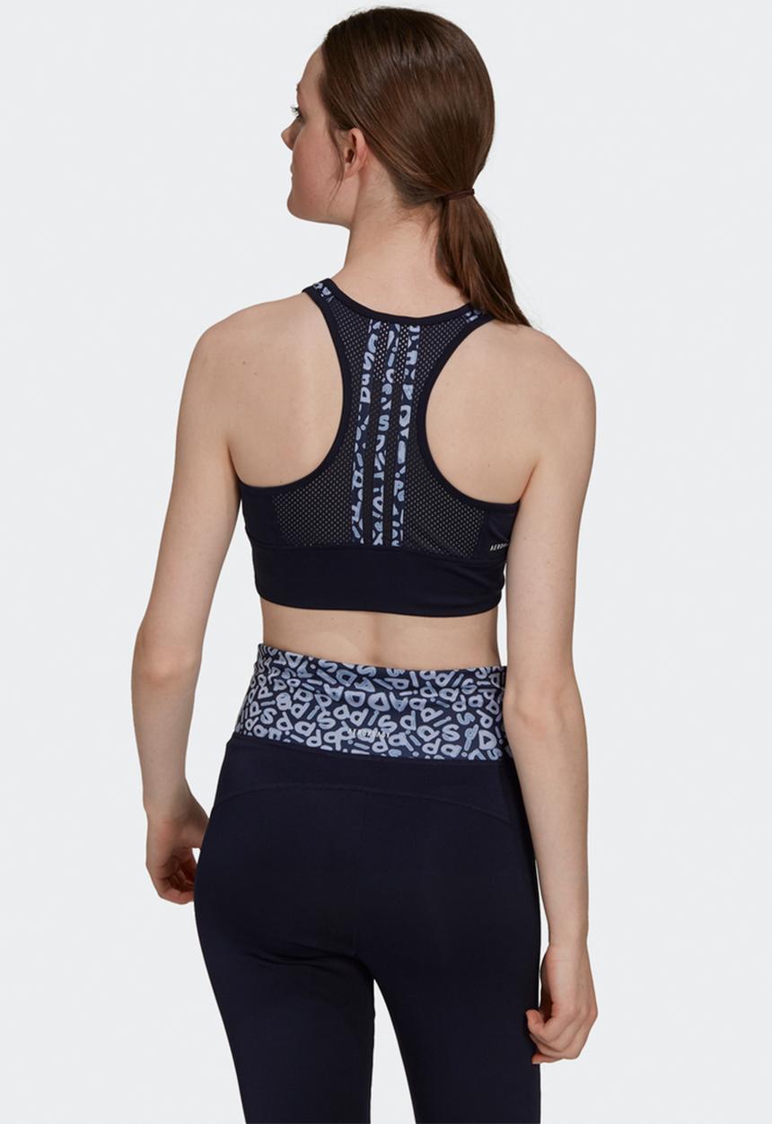 adidas Performance - Farm crop bra top - navy 
