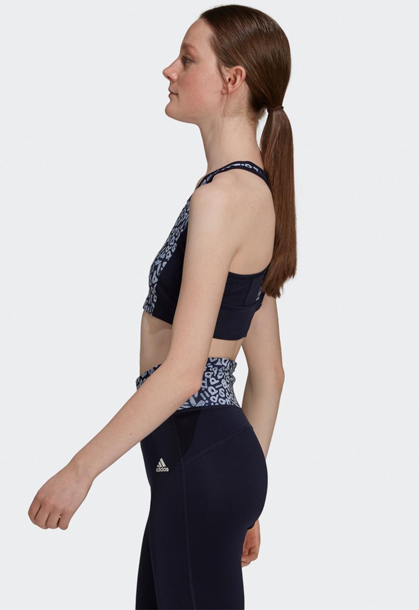 adidas Performance - Farm crop bra top - navy 