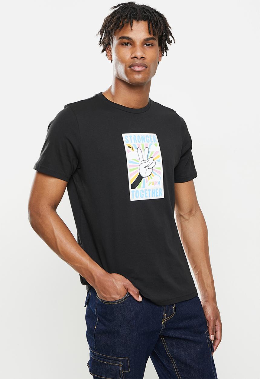 PUMA - Graphic tee sustainability - black 