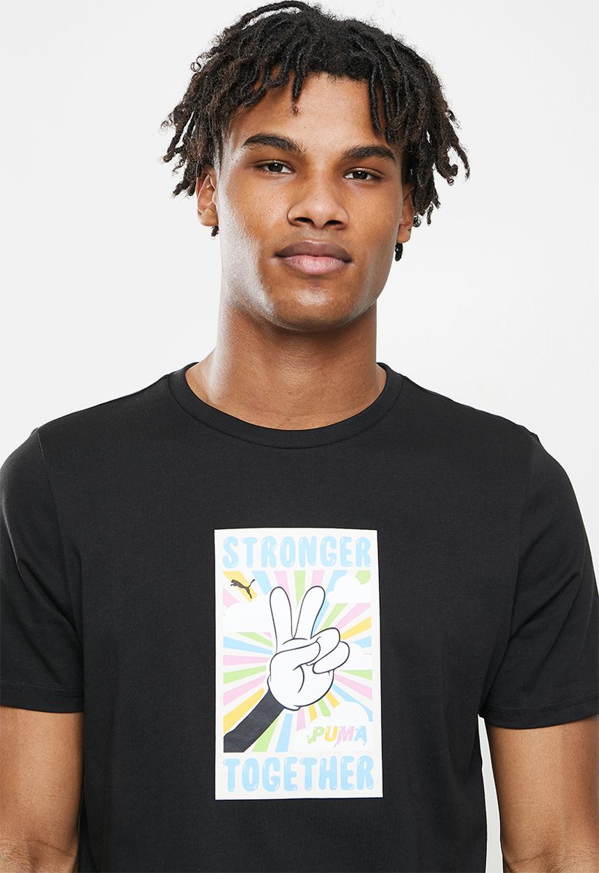 PUMA - Graphic tee sustainability - black 