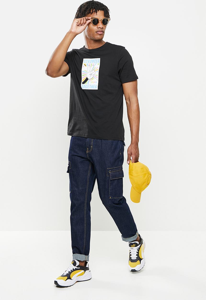 PUMA - Graphic tee sustainability - black 