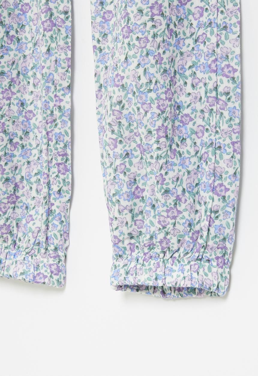Cotton On - Maya woven pant - blue & purple 