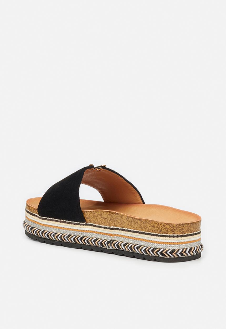 Miss Black - Prima1 flatform slide - black