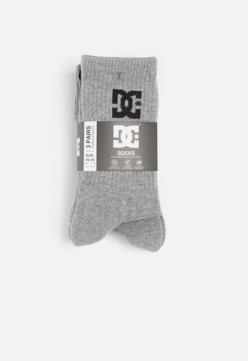 DC - Spp dc crew 3 pack - mid-grey