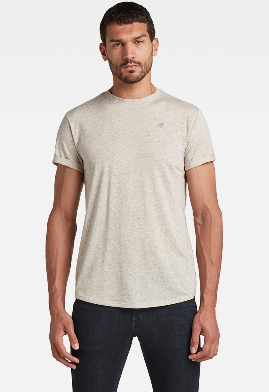 G-STAR - Lash R T-shirt - whitebait heather