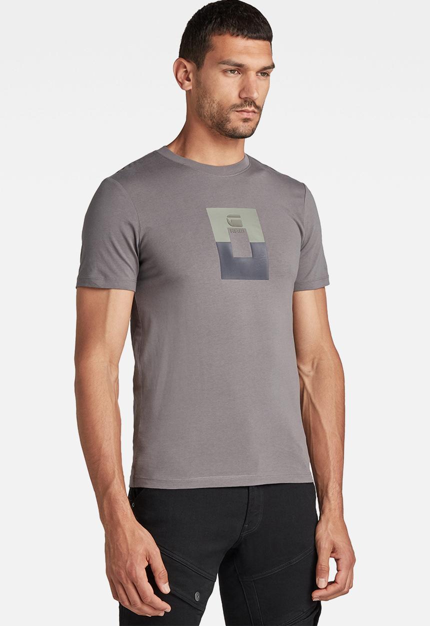 G-STAR - Box graw slim T-shirt - magna