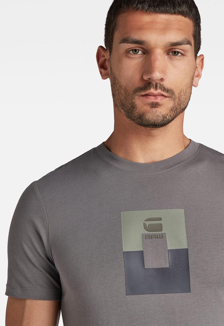 G-STAR - Box graw slim T-shirt - magna