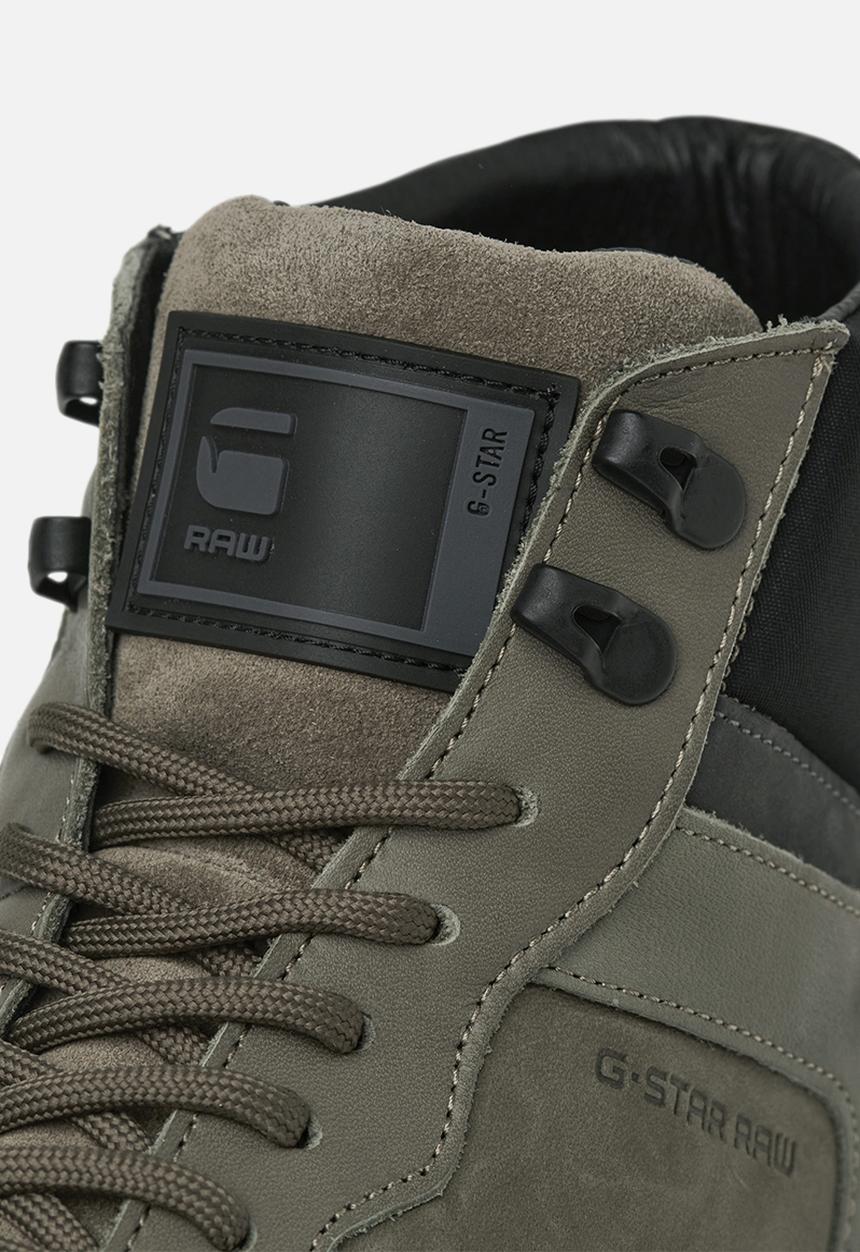 G-STAR - Lash mid blk m - dark grey & olive 
