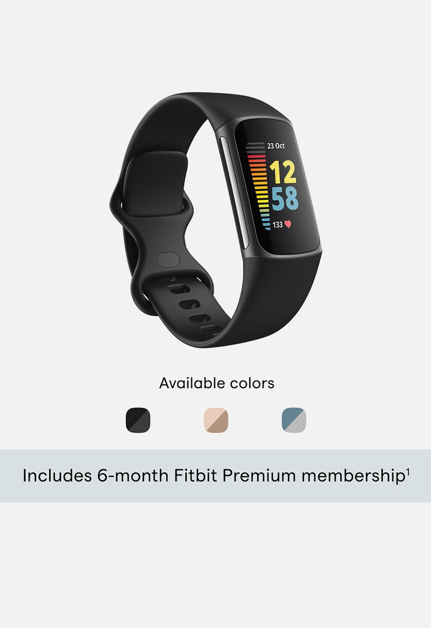 Fitbit - Fitbit charge 5 - black graphite