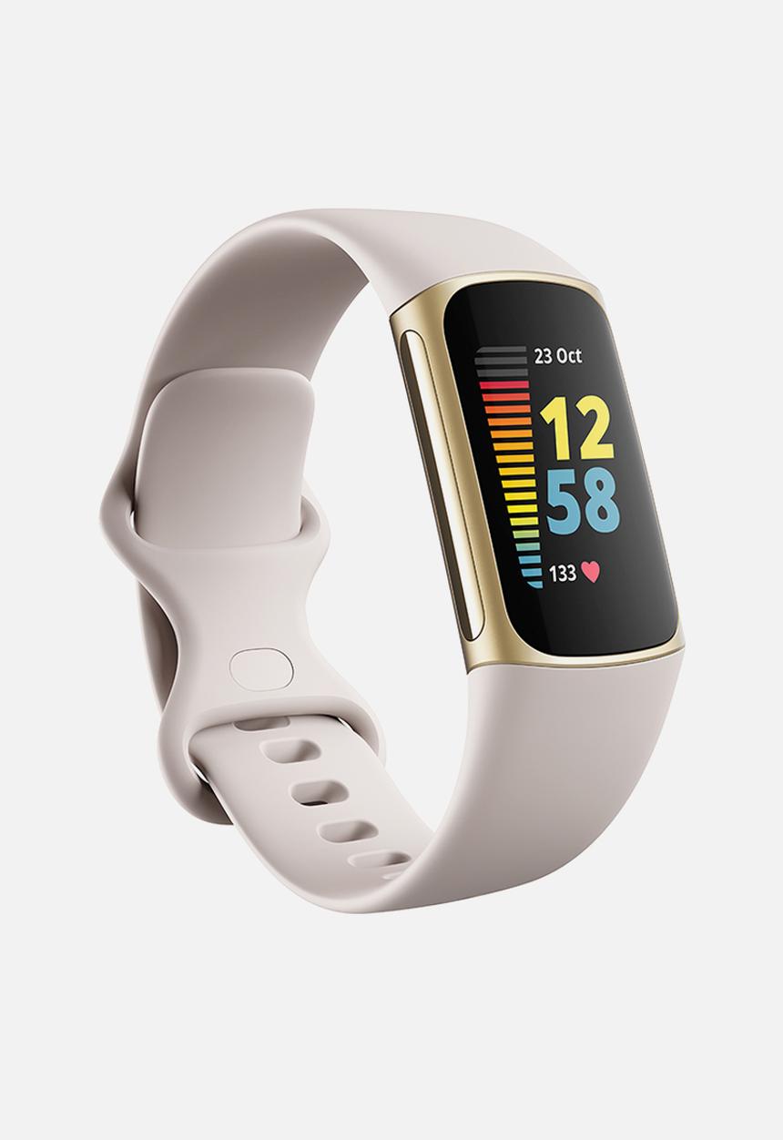 Fitbit - Fitbit charge 5 - lunar white
