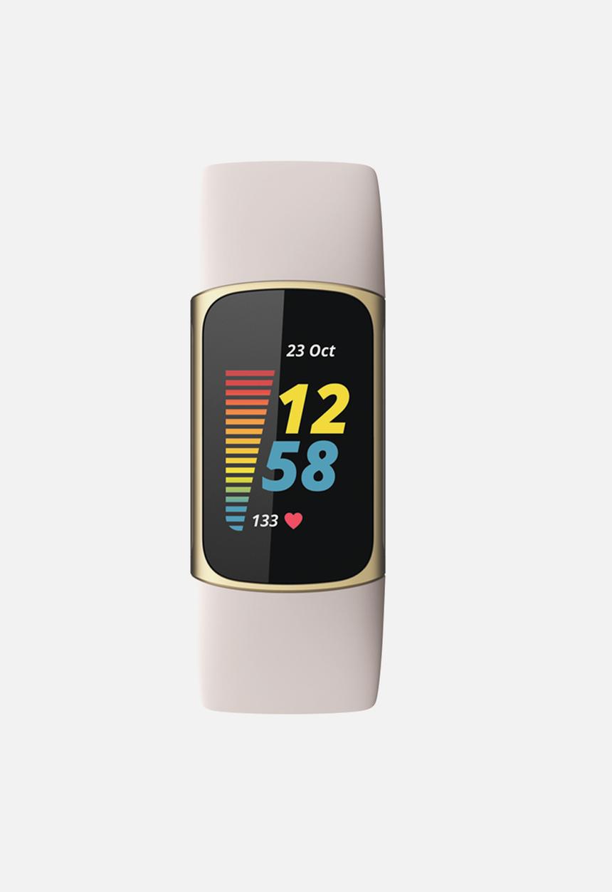 Fitbit - Fitbit charge 5 - lunar white