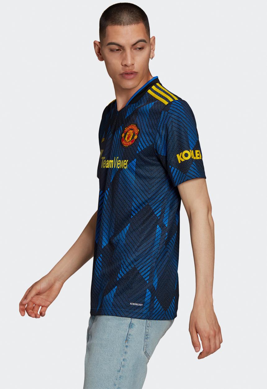 adidas Performance - MANCHESTER UNITED 21/22 THIRD JERSEY - glory blue