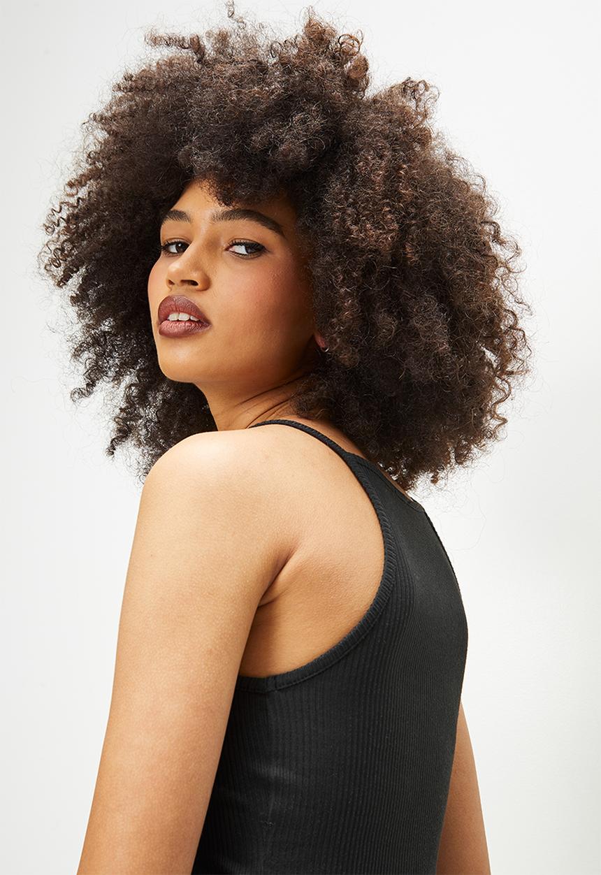 Blake - Halter crop top - black 
