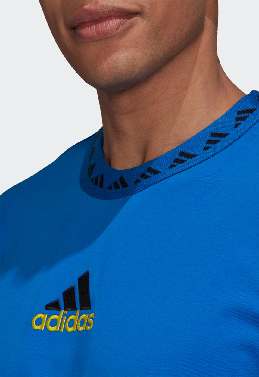 adidas Performance - MANCHESTER UNITED ICONS TEE - glory blue