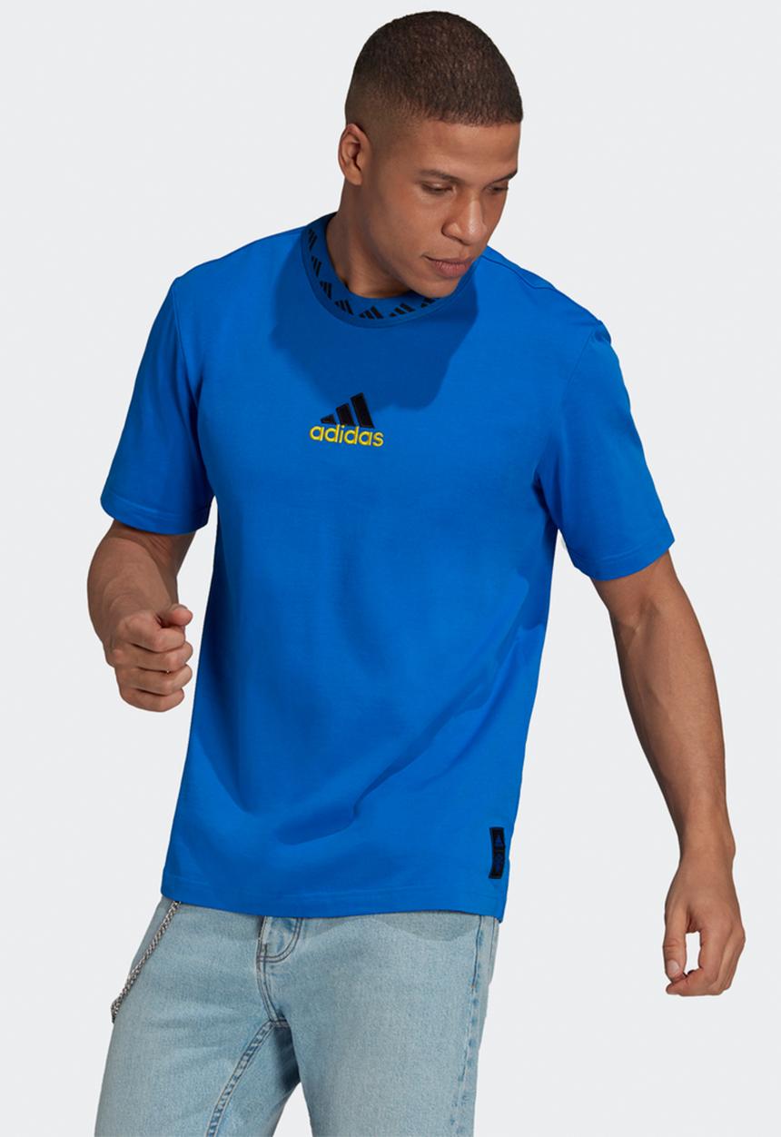 adidas Performance - MANCHESTER UNITED ICONS TEE - glory blue