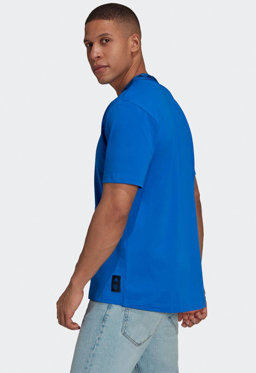 adidas Performance - MANCHESTER UNITED ICONS TEE - glory blue