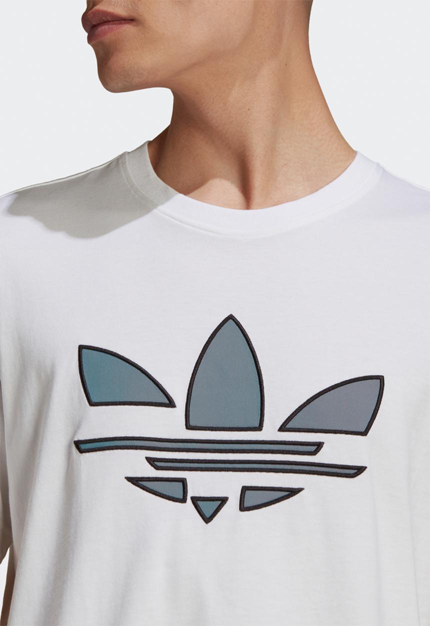 adidas Originals - ADICOLOR SHATTERED TREFOIL TEE - white