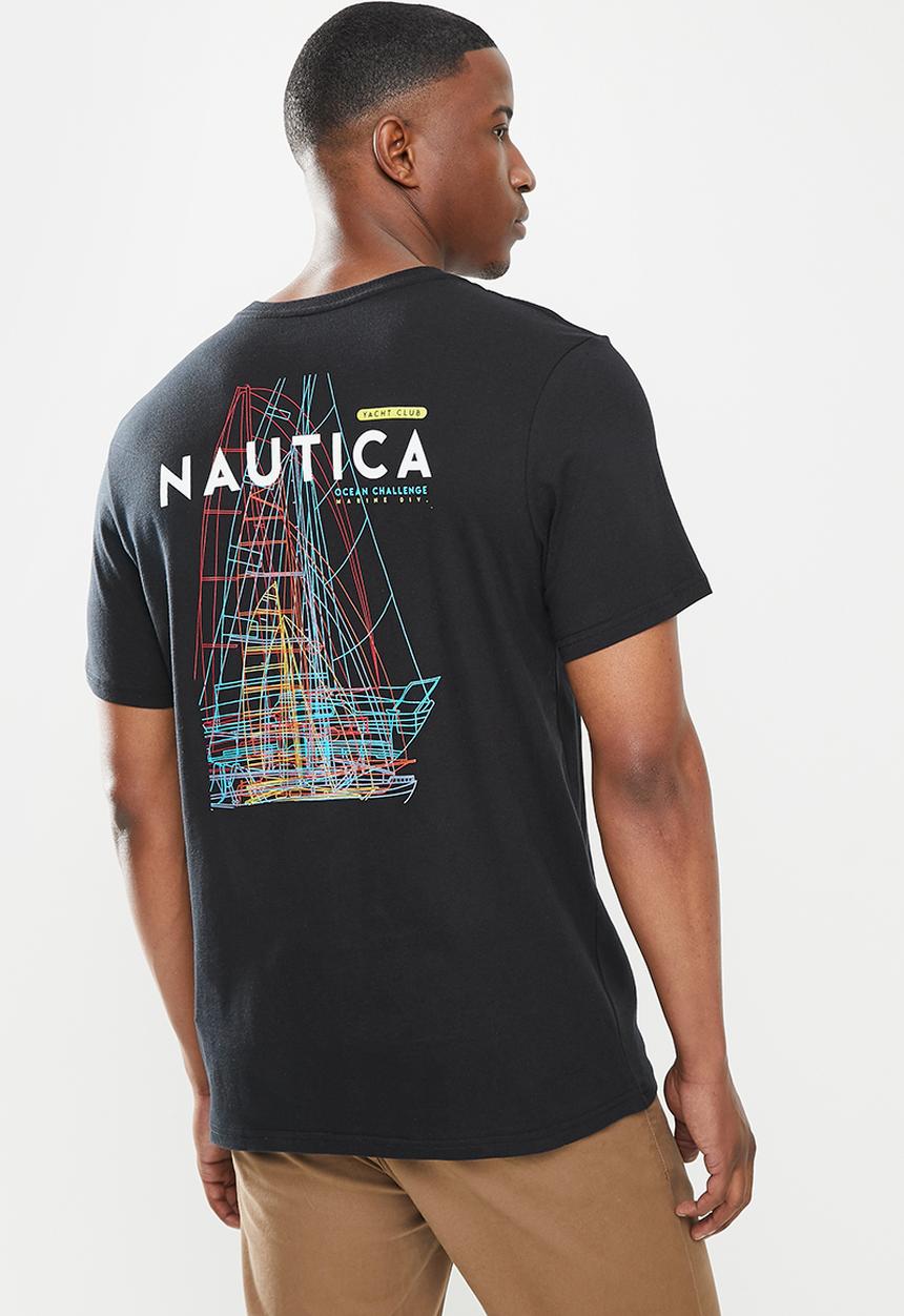 Nautica - Nautica sailor boat tee - black
