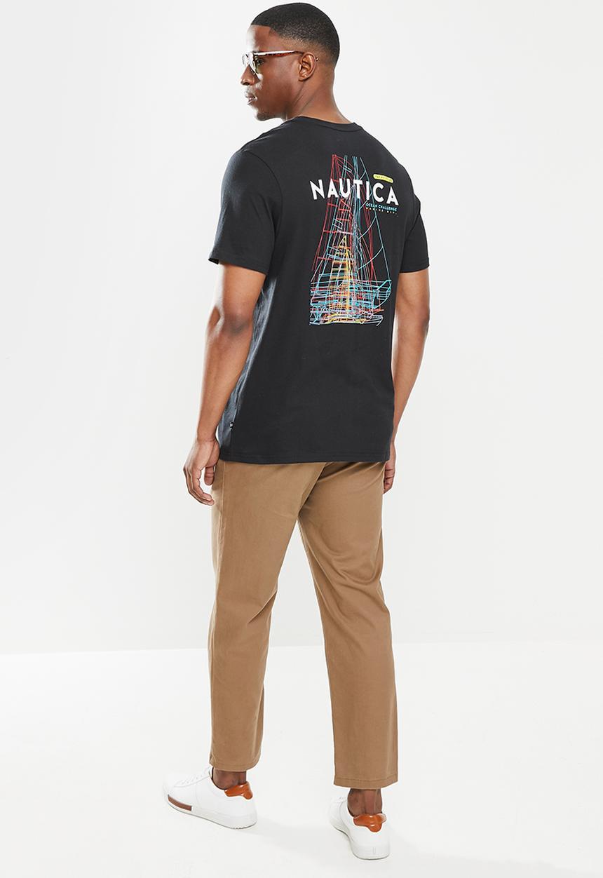 Nautica - Nautica sailor boat tee - black