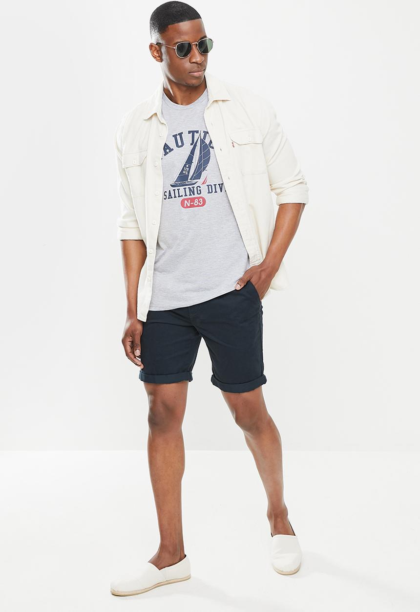 Nautica - Nautica heritage tee - grey 