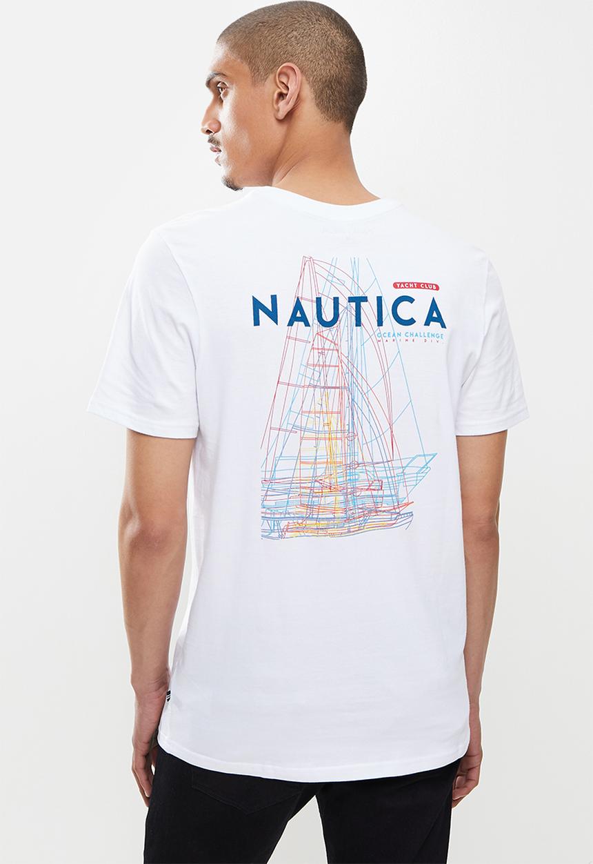 Nautica - Nautica sailor boat tee - white