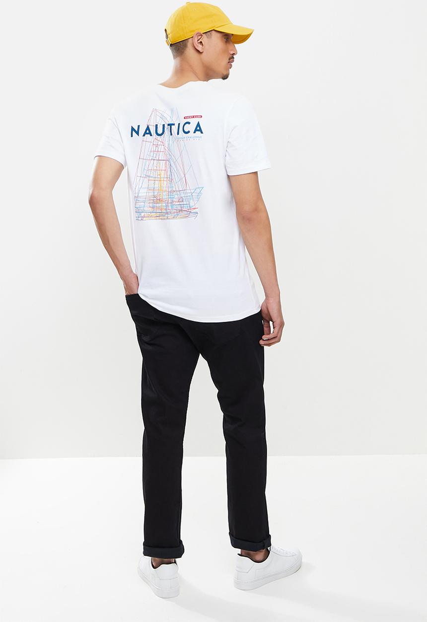 Nautica - Nautica sailor boat tee - white