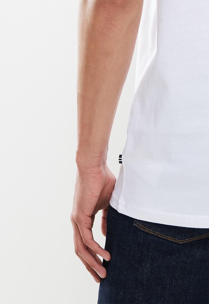 Nautica - Logo tee - white