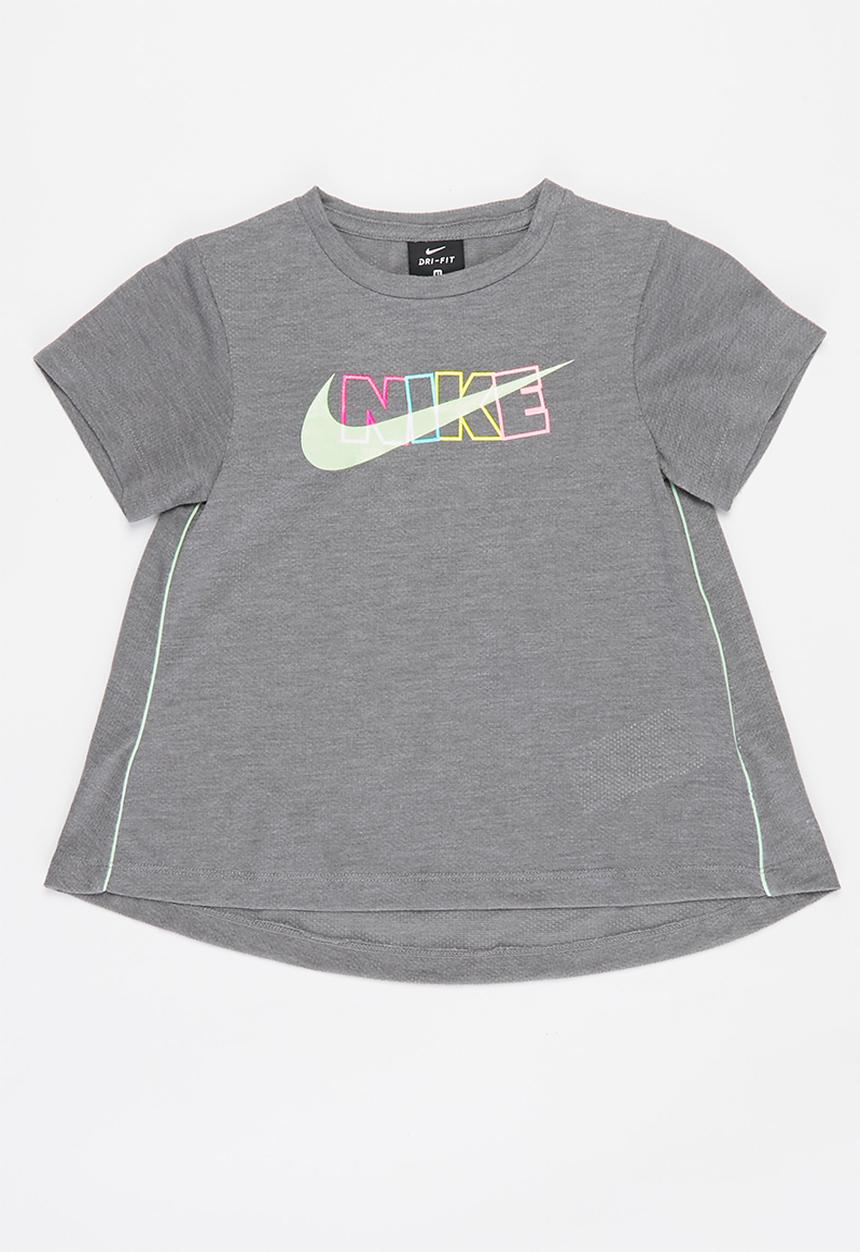 Nike - Nike girls short sleeve fashion tunic - grey
