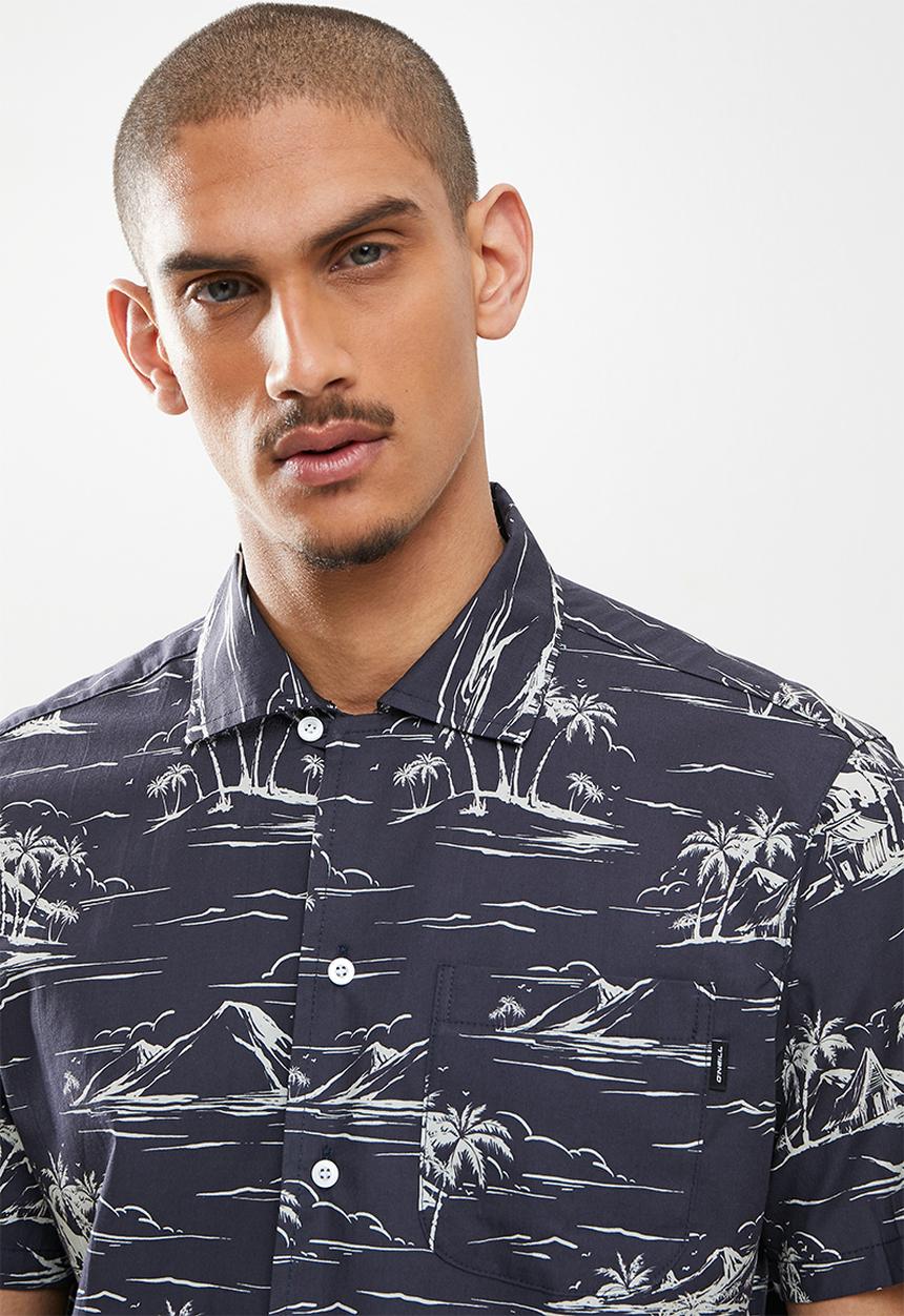 O'Neill - Island times short sleeve woven - navy