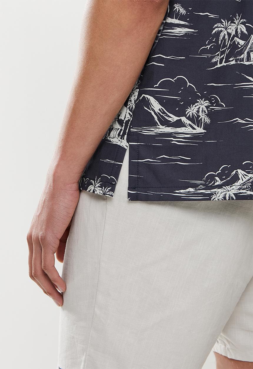 O'Neill - Island times short sleeve woven - navy