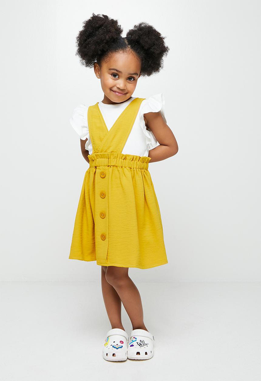 Superbalist Kids - Pinafore dress - mustard