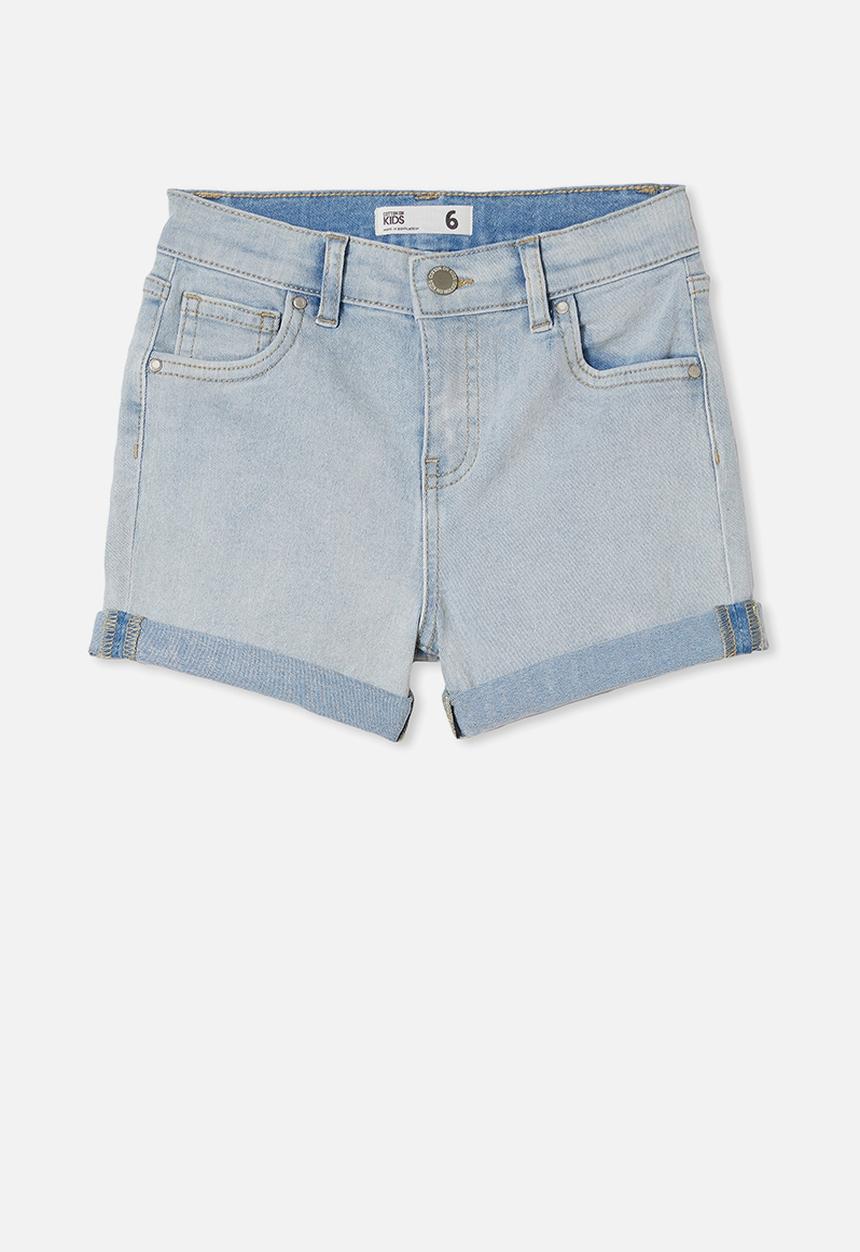 Cotton On - Cassandra denim short - faded blue wash