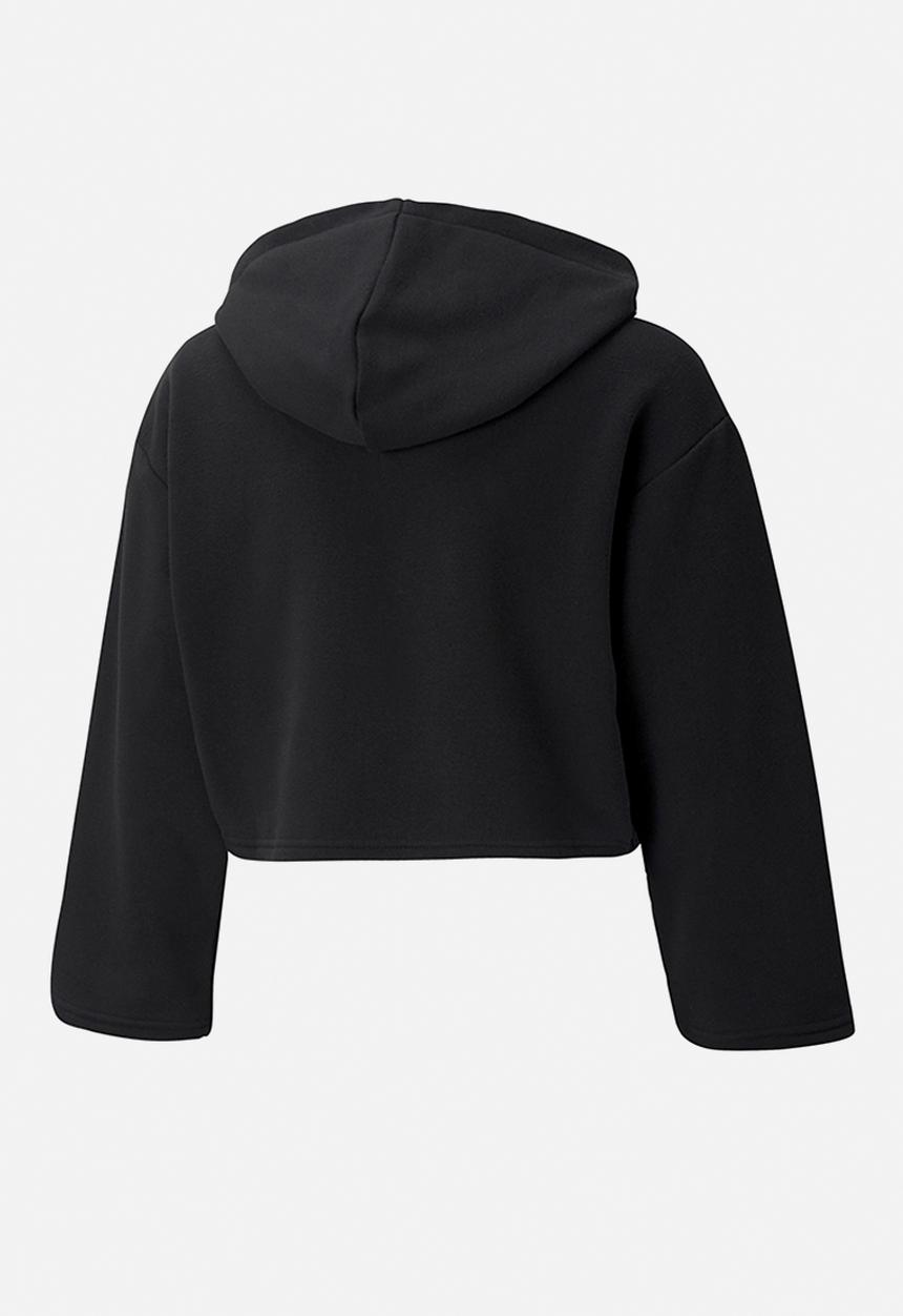 PUMA - Grl cropped hoodie g - black