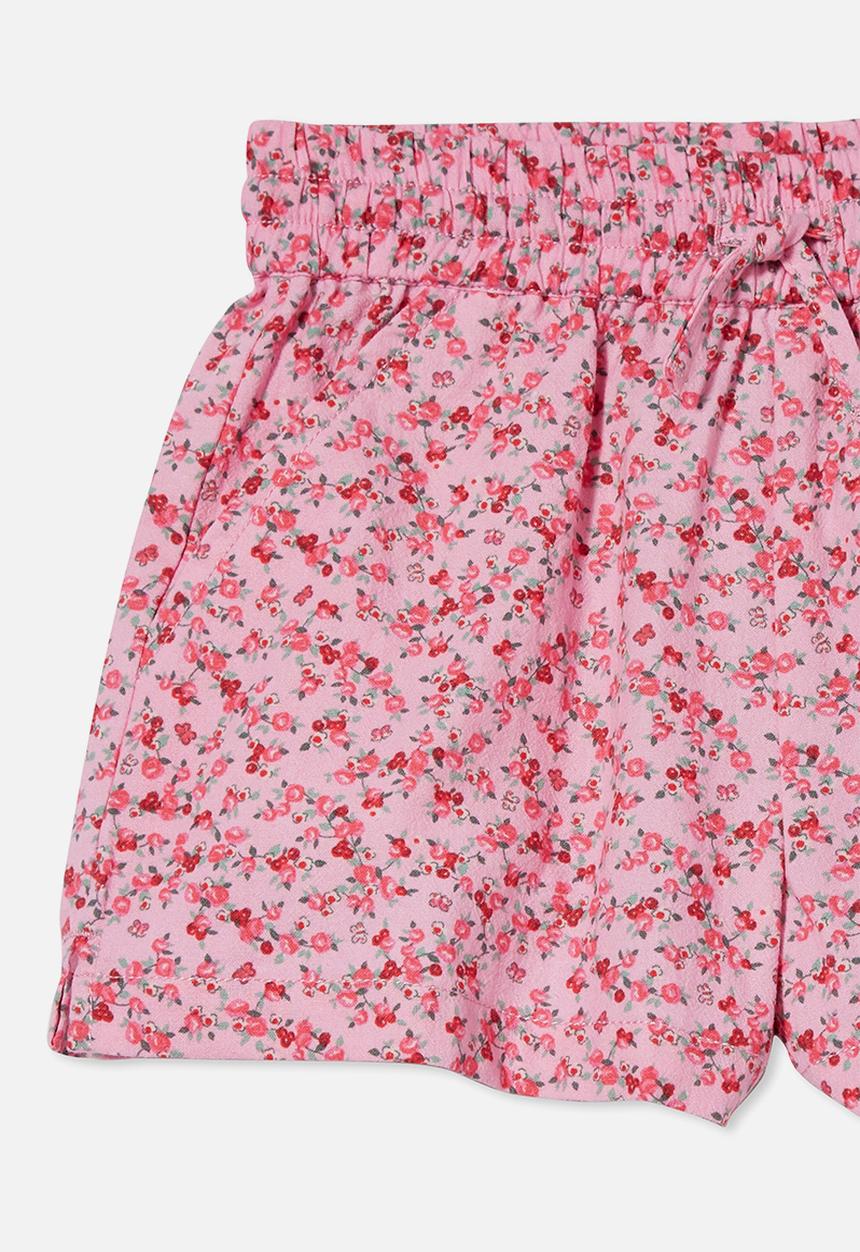 Cotton On - Kelsie short - cali pink/somerset disty rose floral