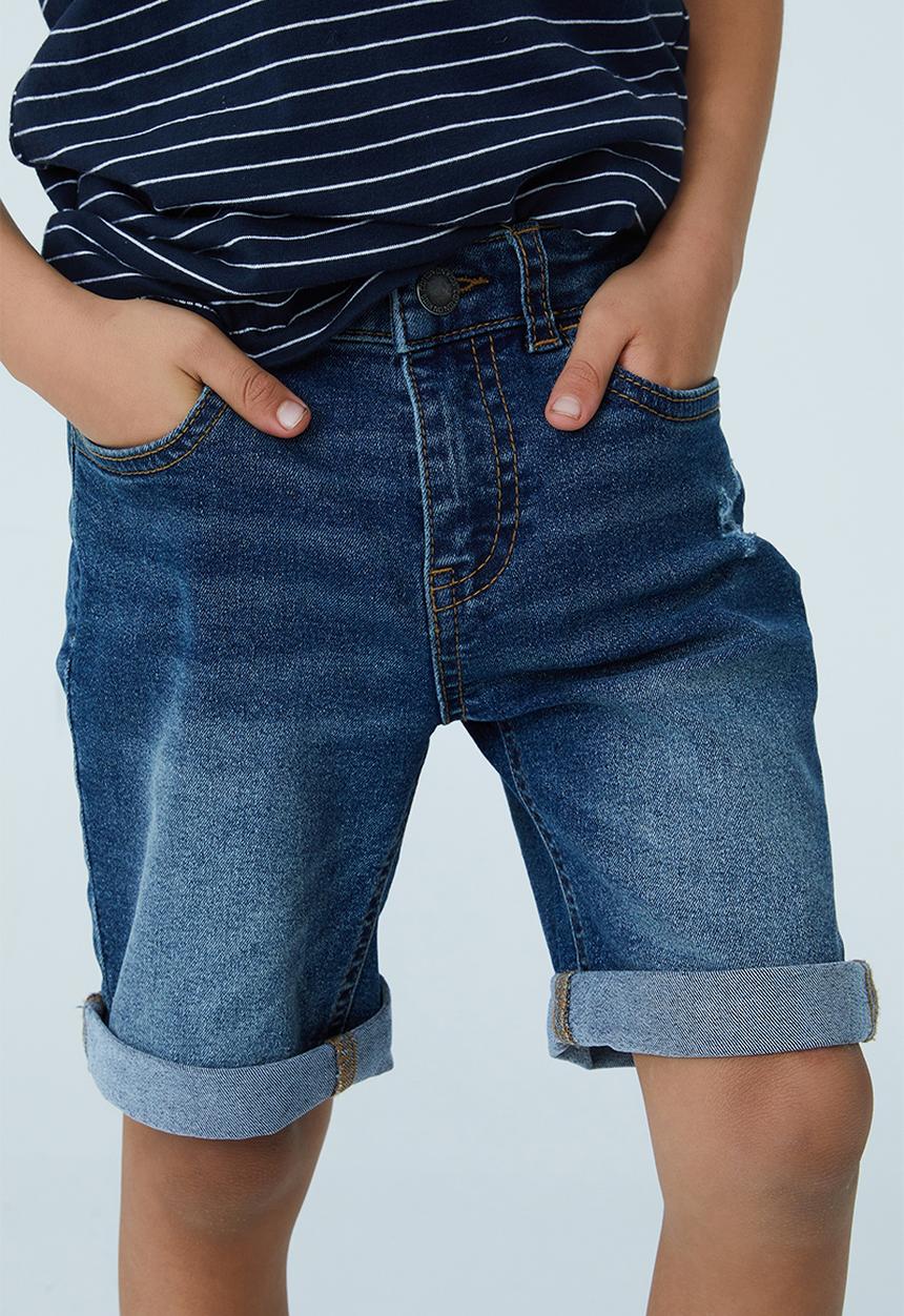 Cotton On - Slim fit short - sorrento dark blue