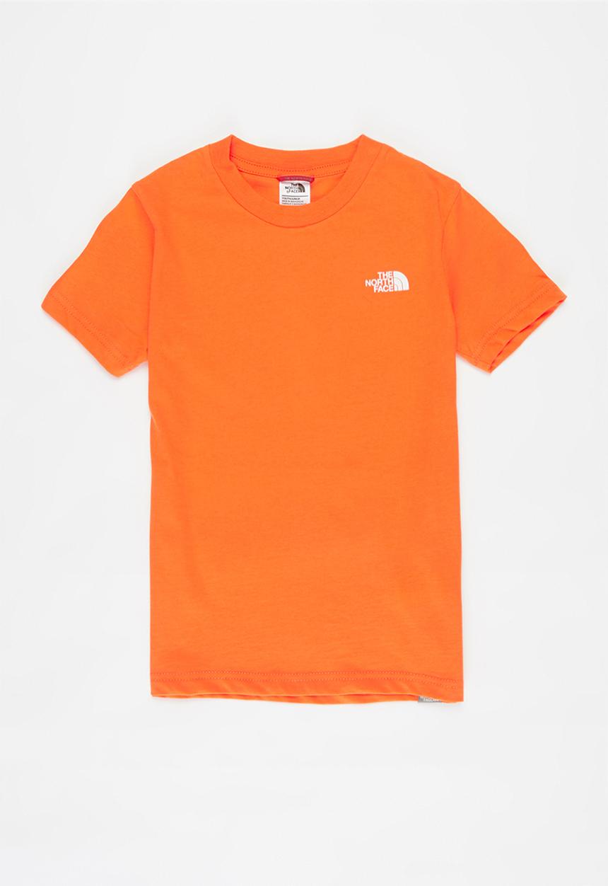 The North Face - Simple dome tee - orange 